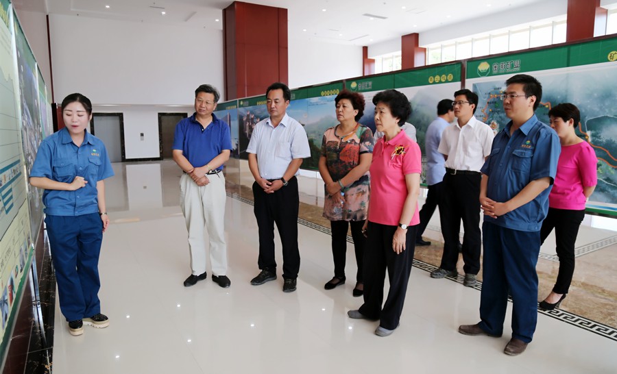 1-2015年8月，全國政協副主席、中國科學院院士王志珍一行蒞臨金徽股份調研。.jpg